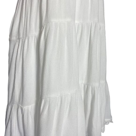 Sequin Hearts White Dress GUC Size: S - Picture 7 of 8